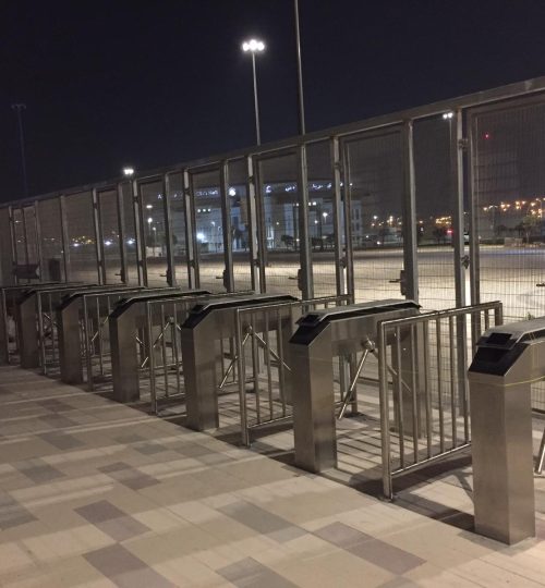 Steel Barrier installed at Al Rayyan Stadium